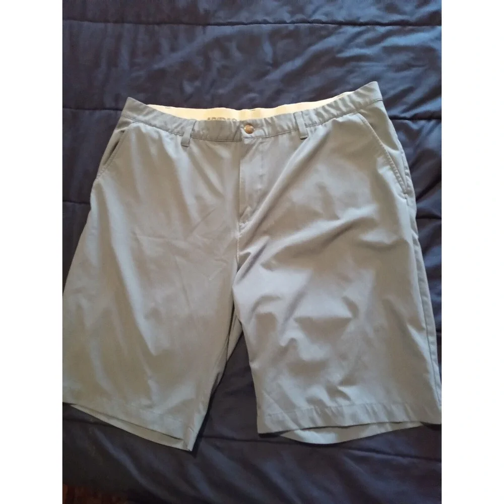 Adidas Shorts Mens 38 Navy Blue‎ Stretch Performance Golf Short 10 in 4F